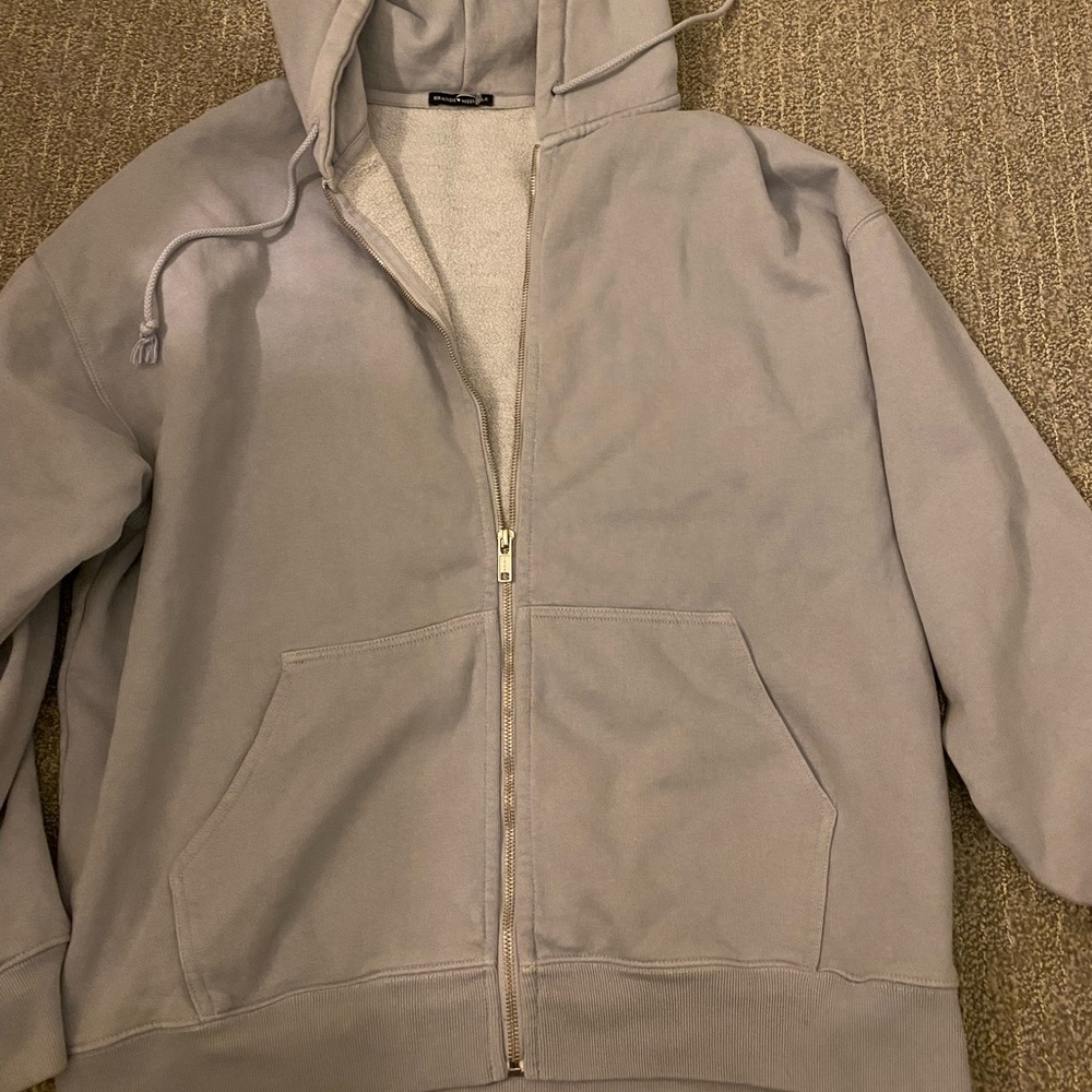 Brandy Melville Zip-up Hoodie